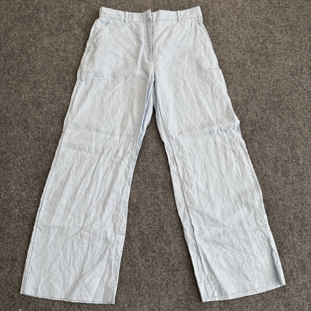 Abercrombie & Fitch Blue Wide Leg Pants